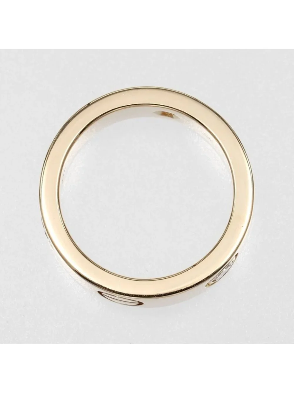 Cartier Love Classic Model 18k Yellow Gold Diamond Ring